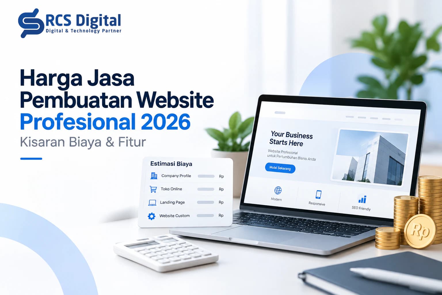 Harga Jasa Pembuatan Website Profesional 2026: Kisaran Biaya & Fitur